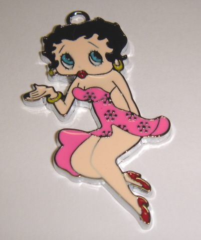 foto - BETTY BOOP VESTITO CORTO ROSA