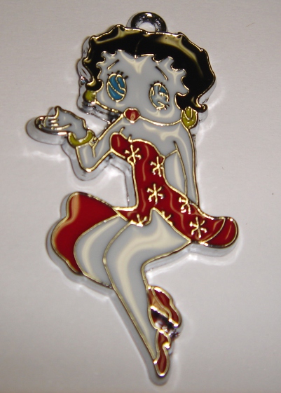 foto - BETTY BOOP ABITO CORTO ROSSO