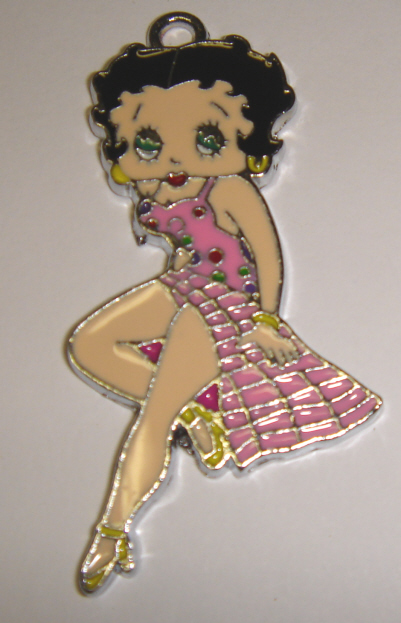 foto - BETTY BOOP ABITO RAGNATELA ROSA