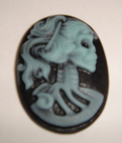foto - LADY SKULL AZZURRA