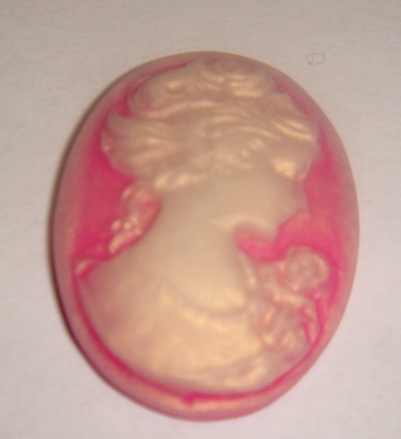 foto - CAMMEO ROSA METALLIZZATO ORO