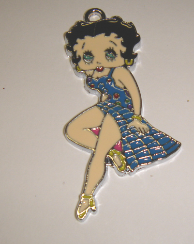 foto - BETTY BOOP ABITO RAGNATELA BLU
