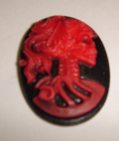 foto - LADY SKULL ROSSA