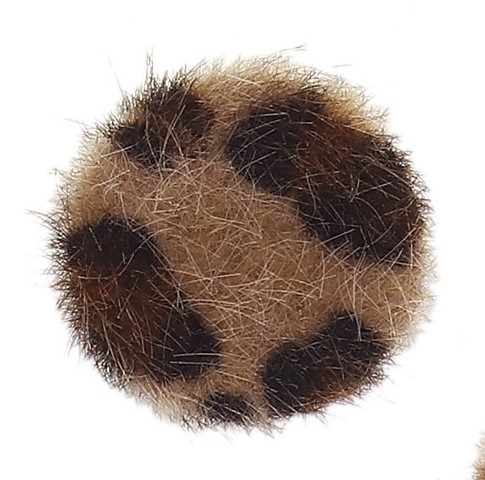 cabochon in simil pelliccia diametro  