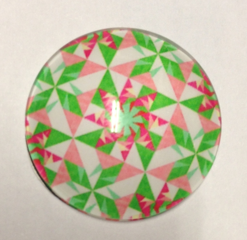 cabochon in vetro diametro 25 mm 