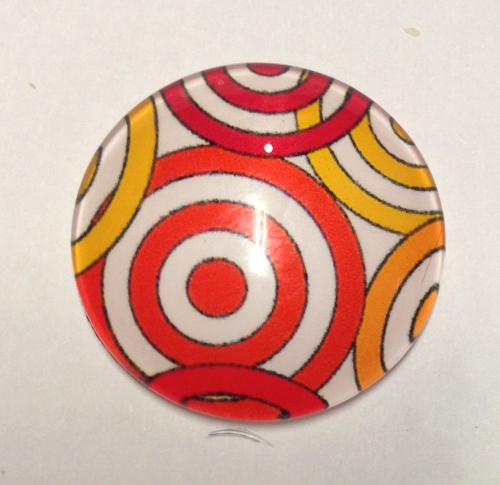 cabochon in vetro diametro 25 mm 