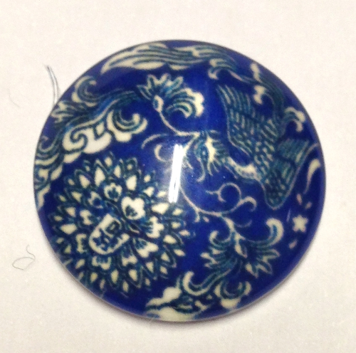 cabochon in vetro diametro 20 mm 