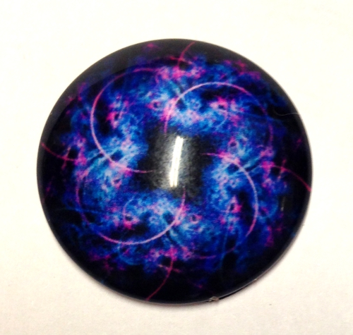 cabochon in vetro diametro 25 mm 