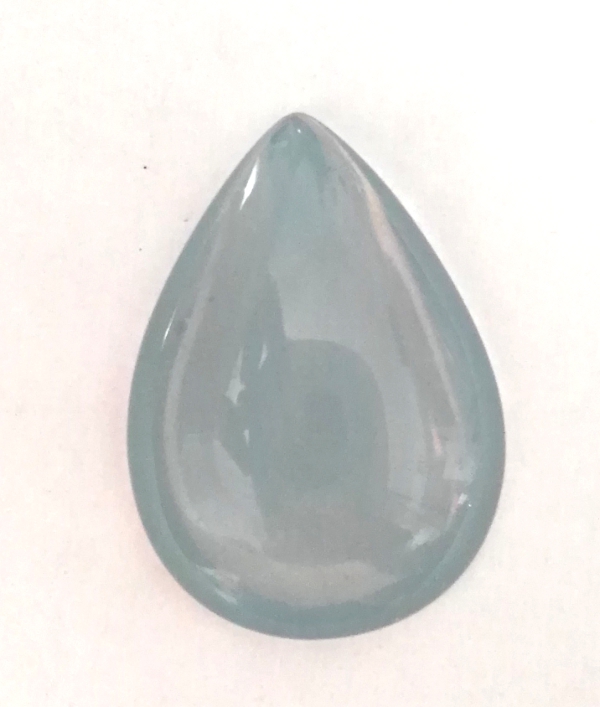 cabochon a goccia azzurra