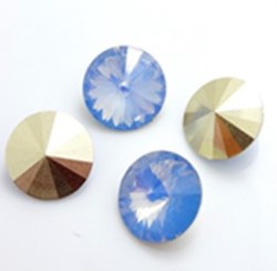 cabochon tondo  AZZURRO OPALE